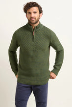 Load image into Gallery viewer, Khaki Quarter Zip Jumper
