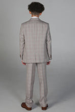Load image into Gallery viewer, Boy&#39;s Leo Beige 3 Piece Suit
