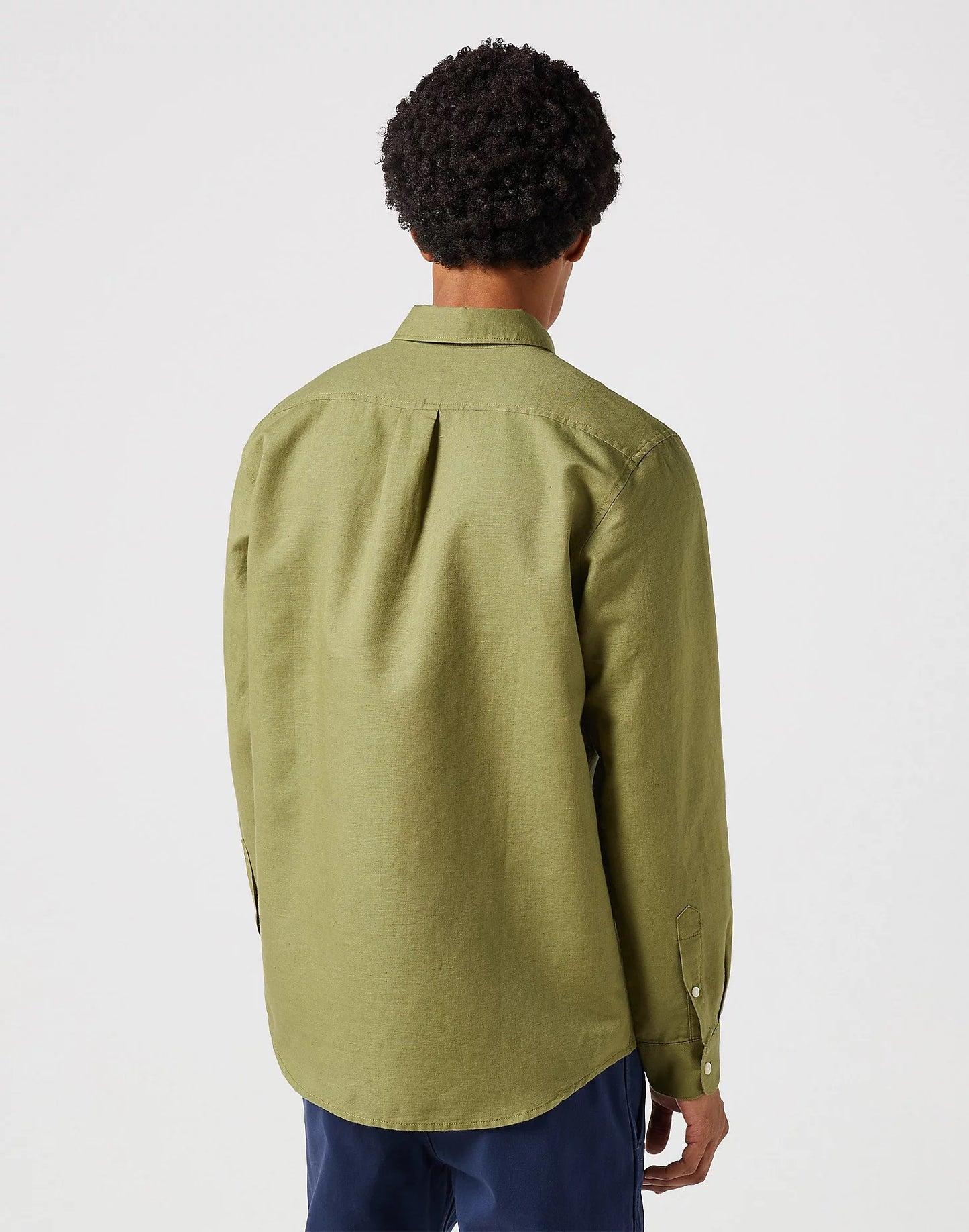 Wrangler long sleeve 1 pocket Capulet olive shirt