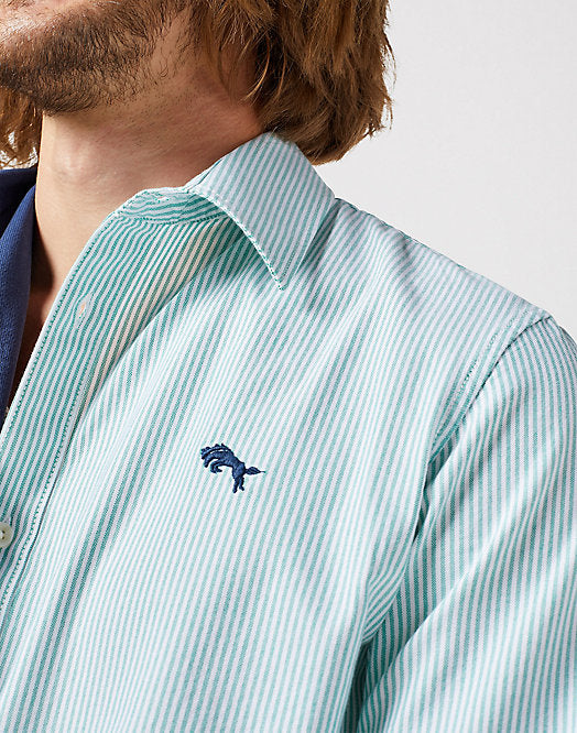 Wrangler Green Stripe Shirt