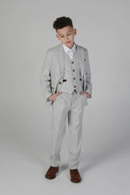 Load image into Gallery viewer, Boy&#39;s Mark Stone 3 Piece Suit
