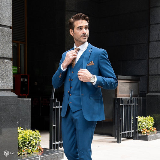 Mayfair Blue 3 Piece Suit