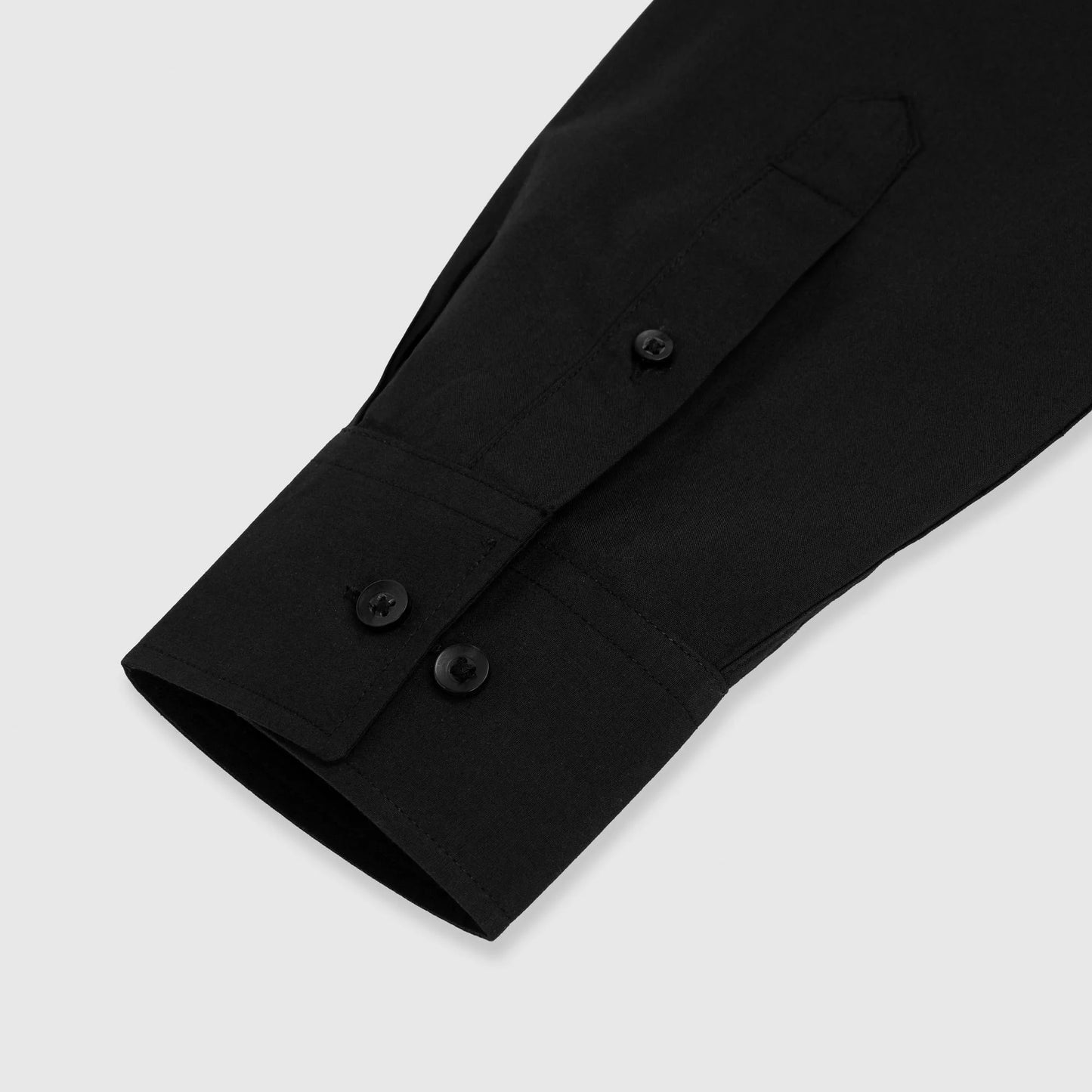 Long Sleeve Modern Fit Black Shirt
