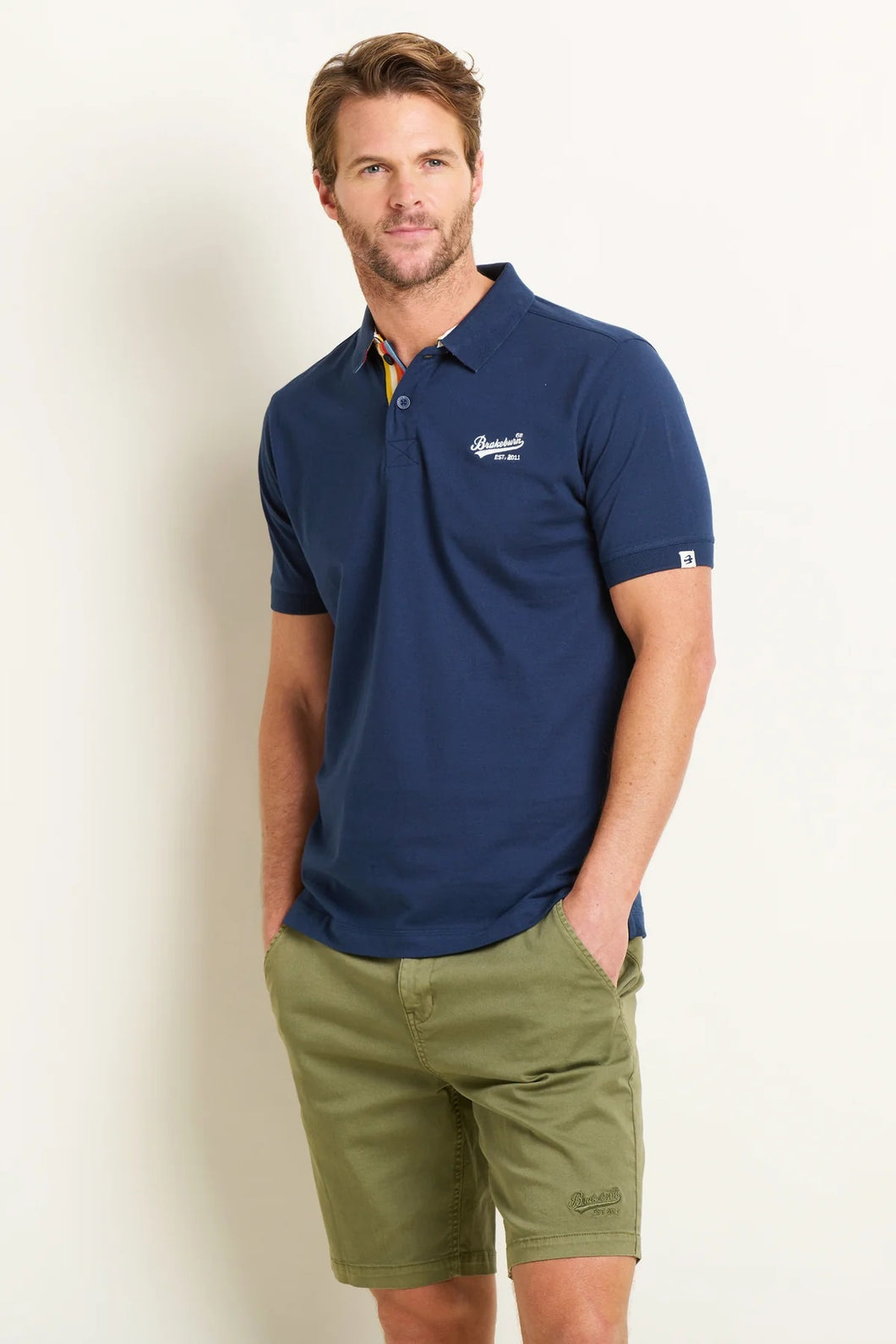 Brakeburn Navy Polo