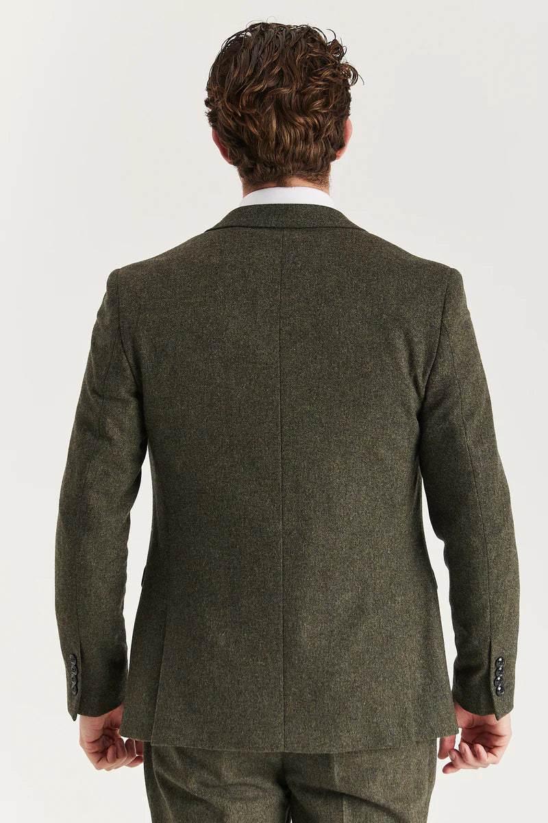 Oscar Green Tweed 3 Piece Suit