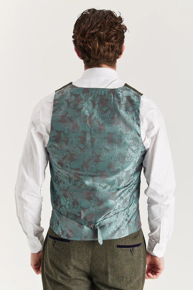Oscar Green Tweed 3 Piece Suit