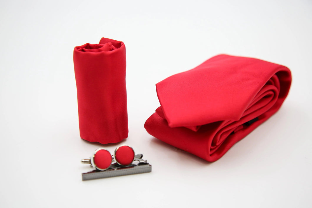 Red tie set