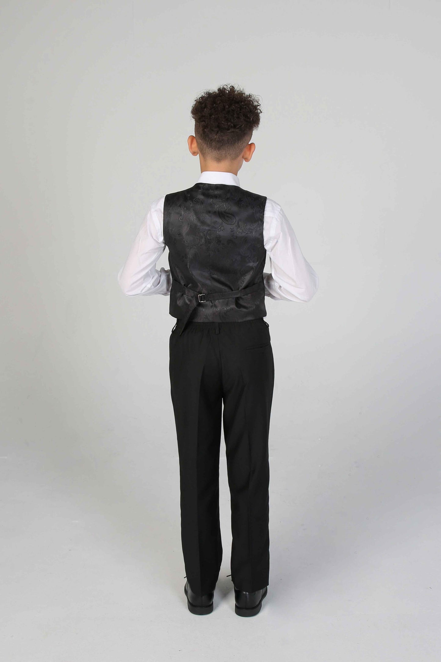 Parker Black Boys 3 Piece Suit