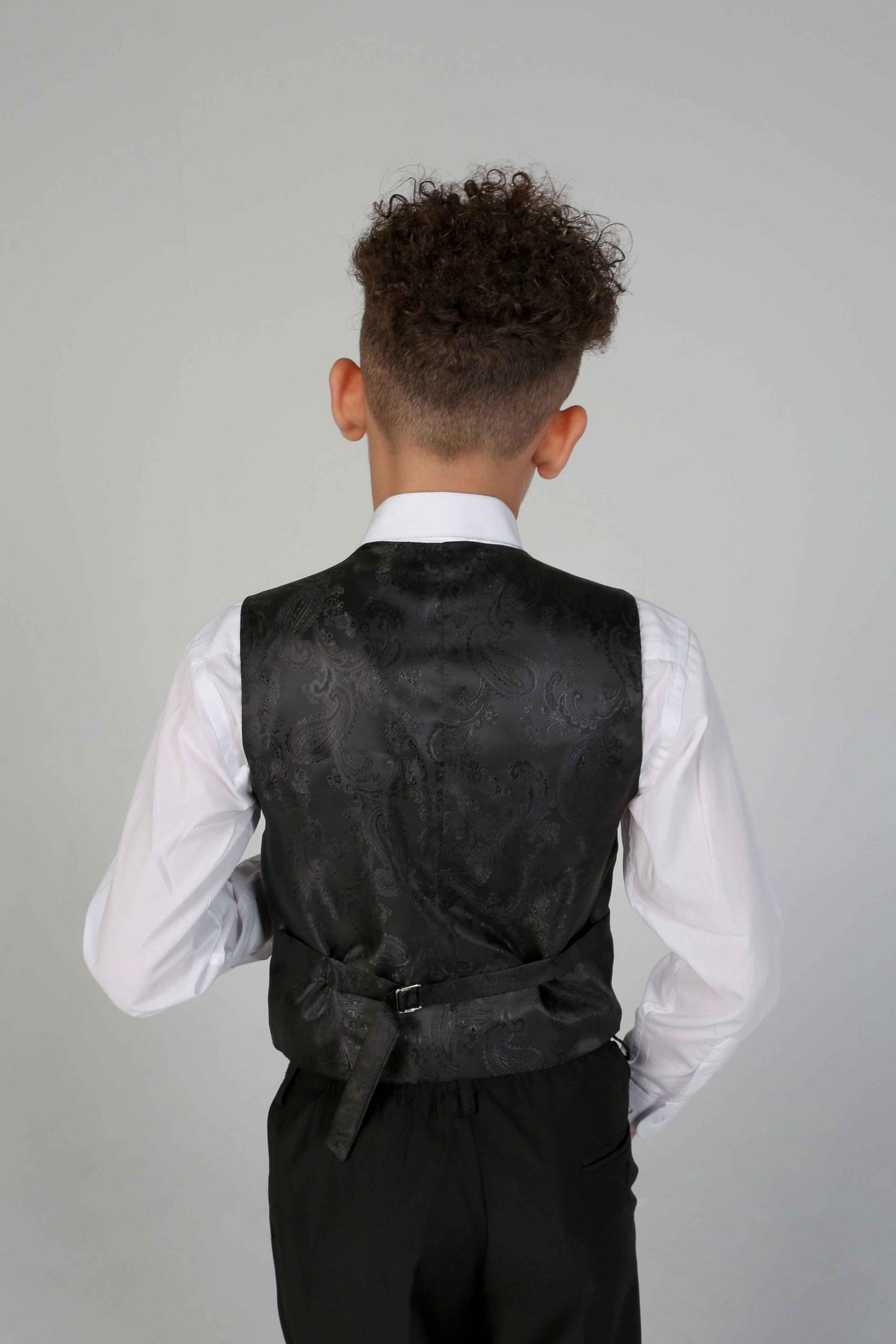 Parker Black Boys 3 Piece Suit
