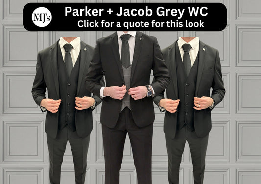 Parker with Jacob waistcoat + Parker Black Wedding Quotation