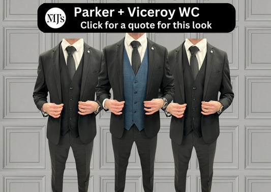 Parker Black with Viceroy Waistcoat + Parker Black Wedding Quotation