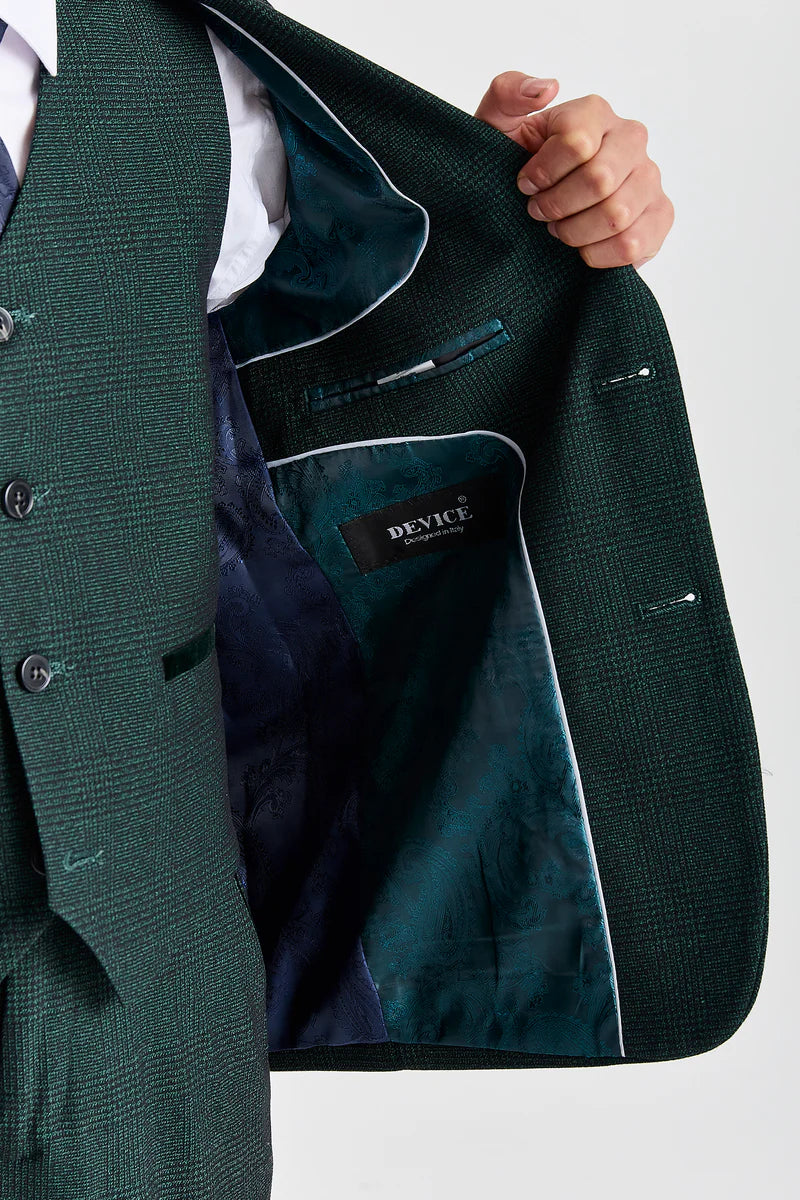 Boy's Regent Green 3 Piece Suit