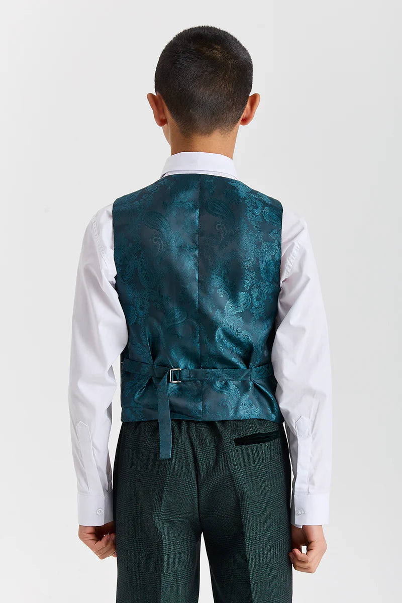 Boy's Regent Green 3 Piece Suit