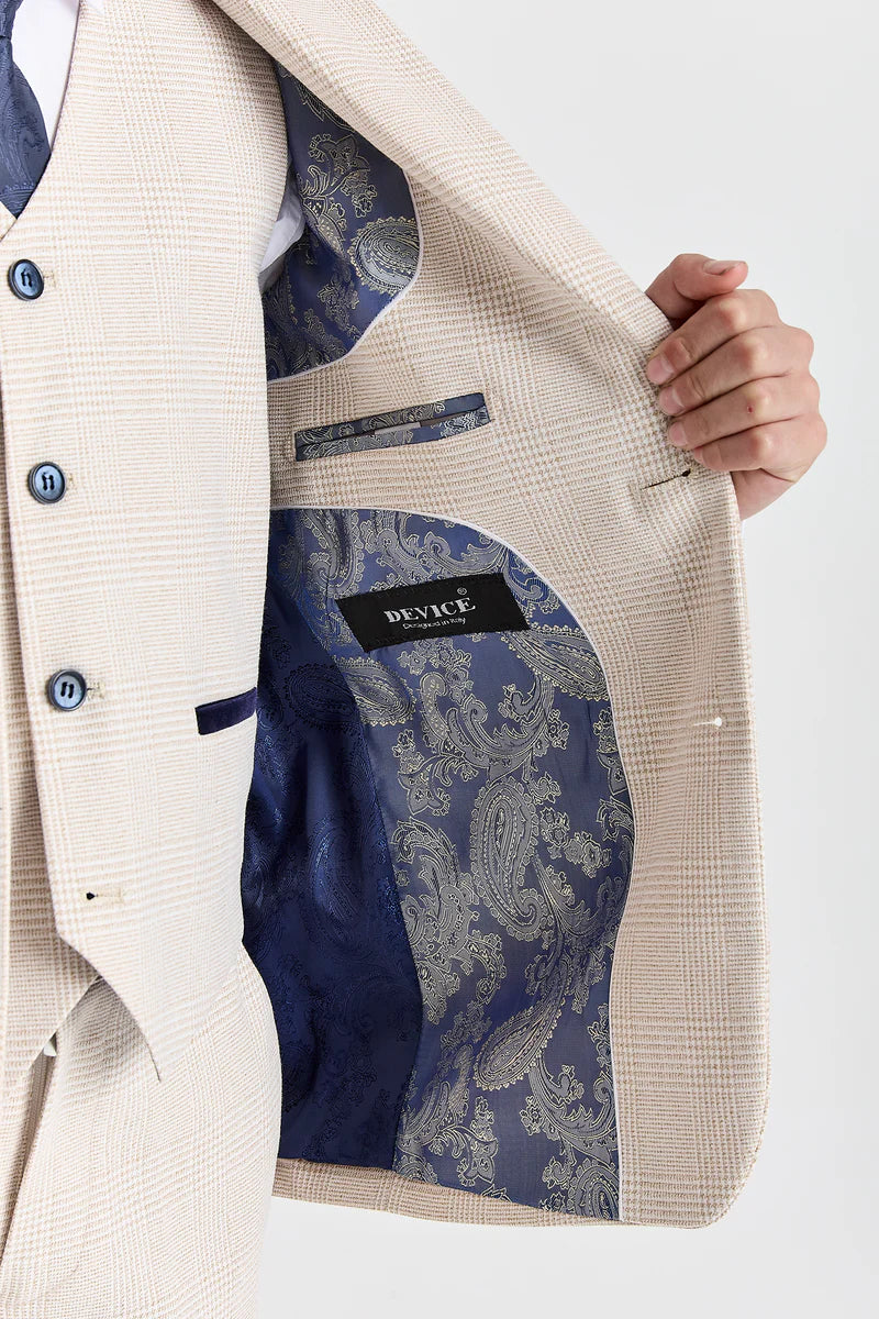 Boy's Regent Cream 3 Piece Suit