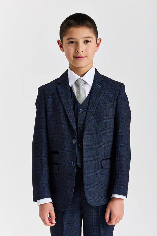 Boy's Regent Navy 3 Piece Suit