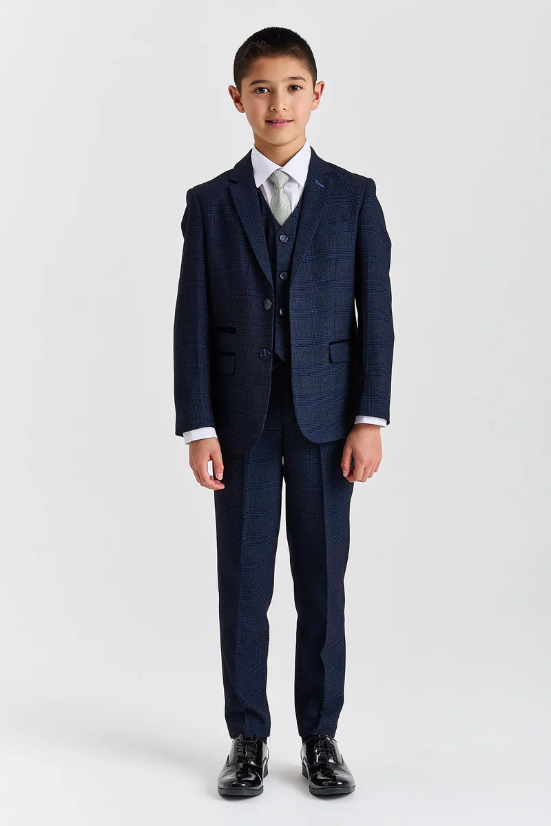 Boy's Regent Navy 3 Piece Suit