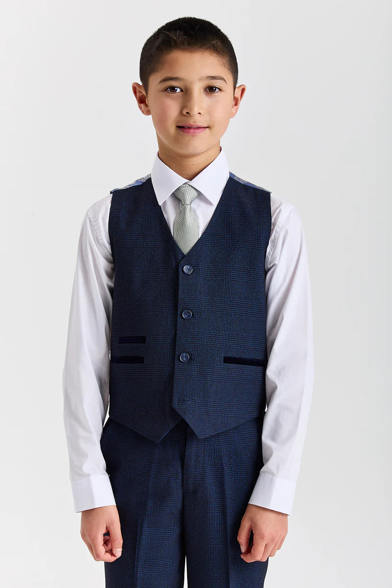 Boy's Regent Navy 3 Piece Suit