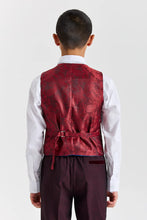 Load image into Gallery viewer, Boy's Regent Wine 3 Piece Suit

