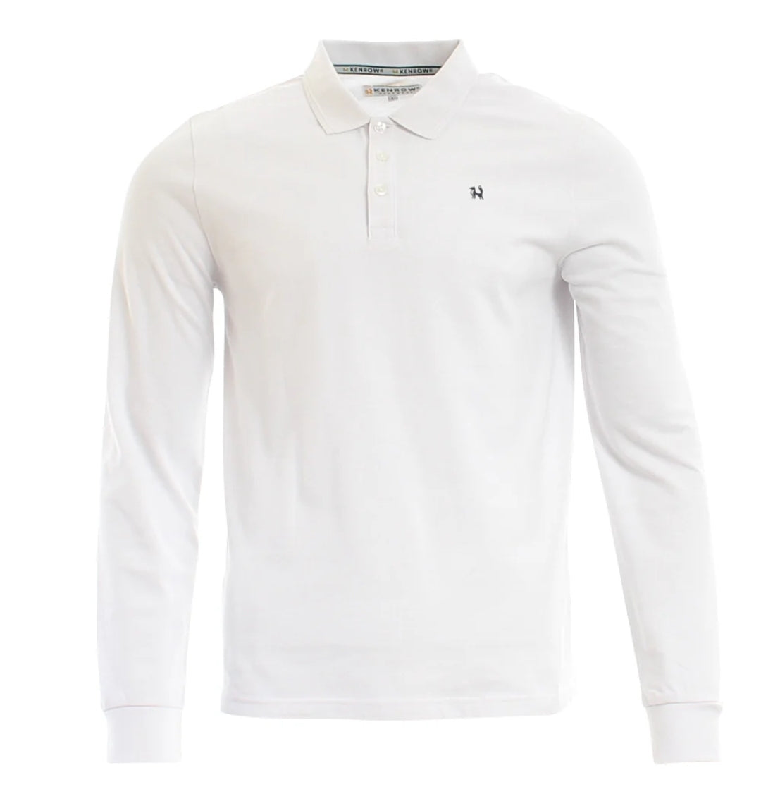 Brodie LS Polo White