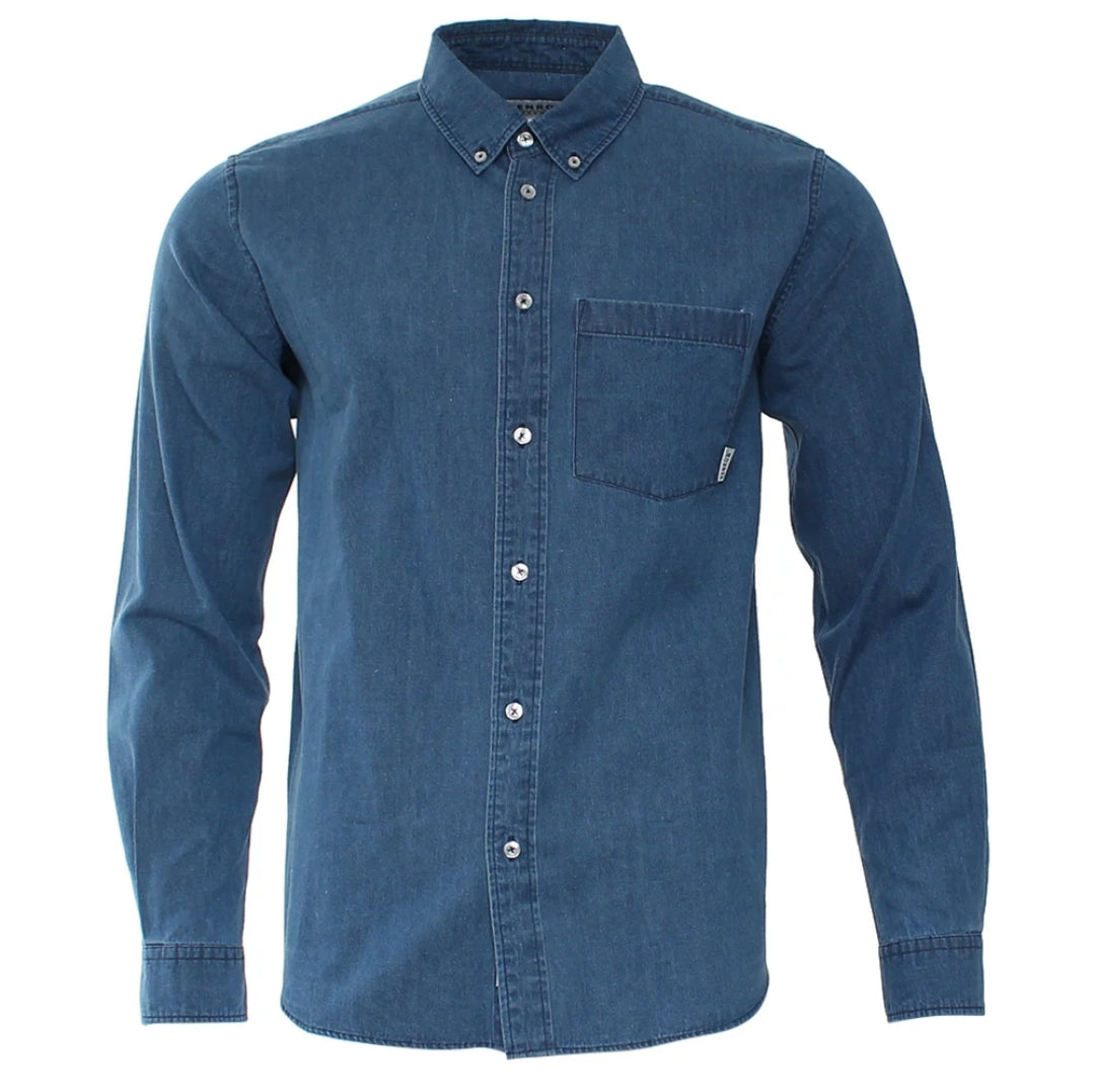 Keenan Denim Mid Blue Shirt