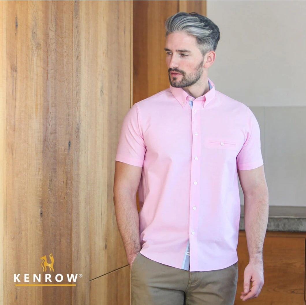 Casey Short Sleeved Shirt Pink