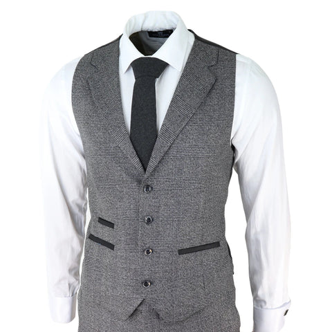 Roger Grey Check 3 Piece Suit