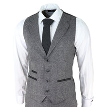 Load image into Gallery viewer, Roger Grey Check 3 Piece Suit
