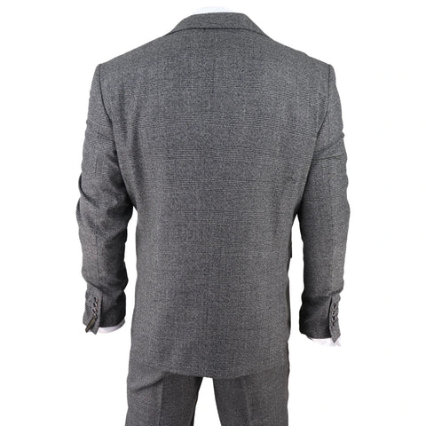 Roger Grey Check 3 Piece Suit