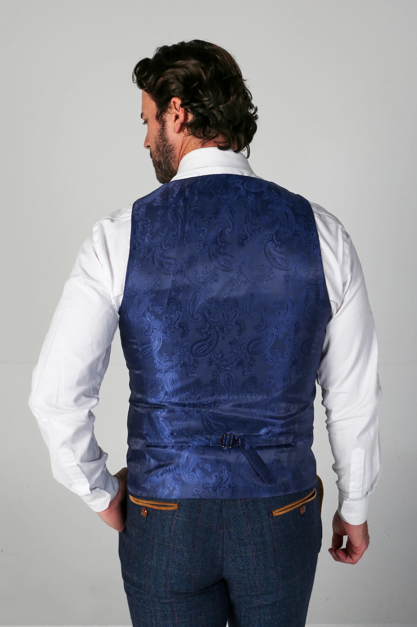 Scott Navy 3 Piece Suit