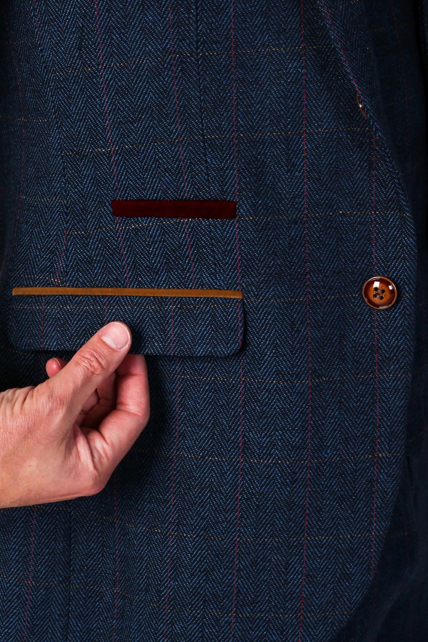 Scott Navy 3 Piece Suit