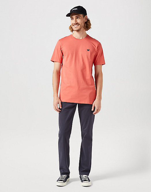 Wrangler Sign off tee burnt sienna