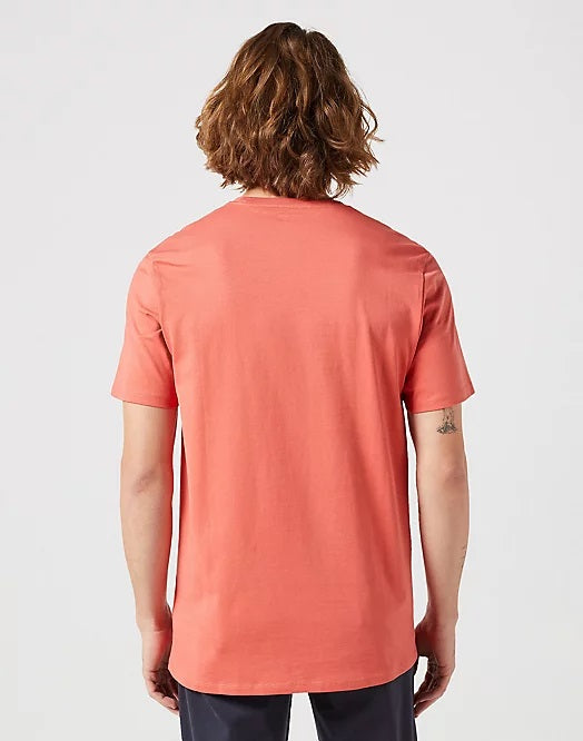 Wrangler Sign off tee burnt sienna