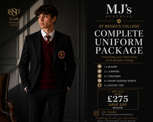 St Brigid's College Boy's Complete 1880 Uniform Package (Senior)