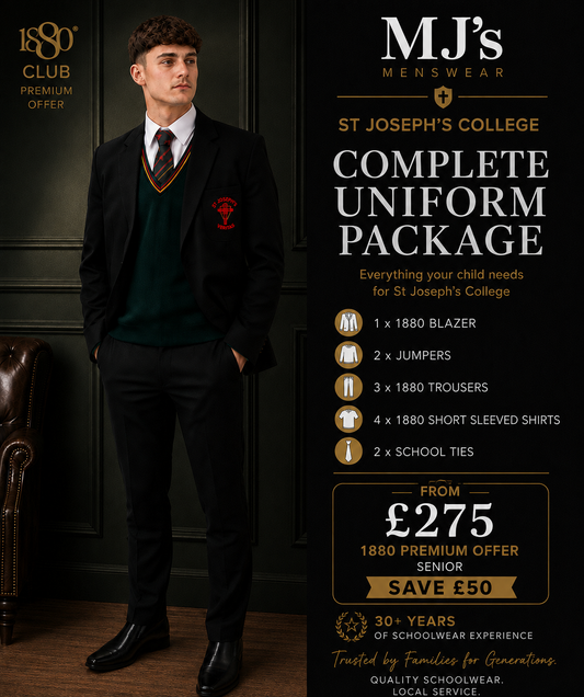 St Joseph's College Complete Uniform 1880 Package (Senior)