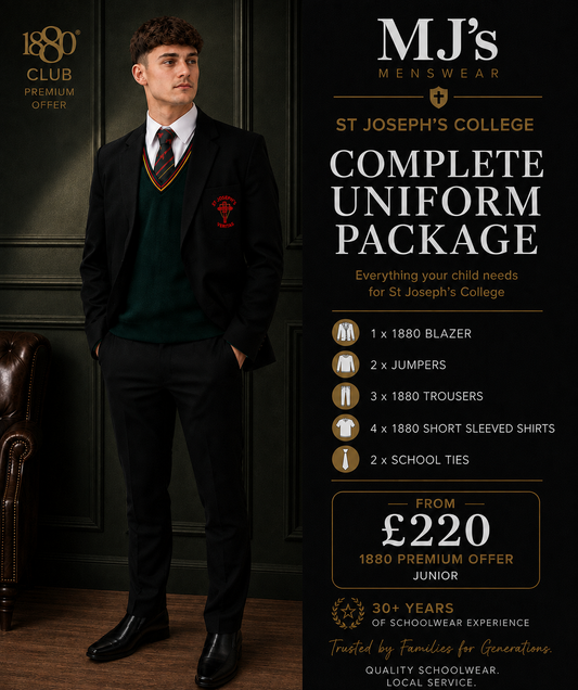 St Joseph's College Complete Uniform 1880 Package (Junior)