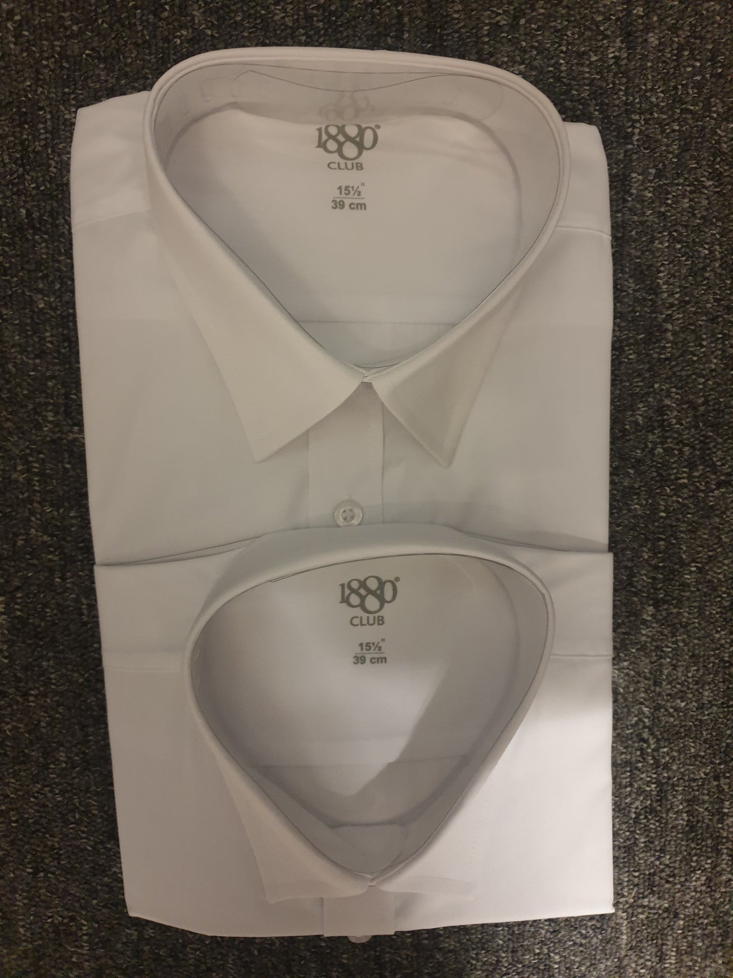 1880 Twin pack boy's white school shirt - MJ's Menswear Derry