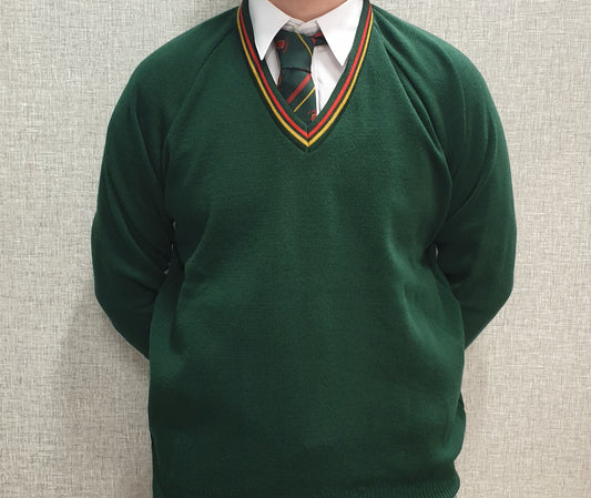 St Joseph's Boys College Deerpark knitted jumper - MJ's Menswear Derry