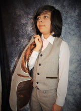 Load image into Gallery viewer, Boy&#39;s Ralph Cream 3 Piece Suit
