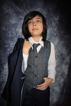 Load image into Gallery viewer, Boy&#39;s Navy Mix &amp; Match 5 Piece Suit
