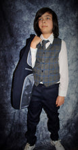 Load image into Gallery viewer, Boy&#39;s Navy Mix &amp; Match 5 Piece Suit
