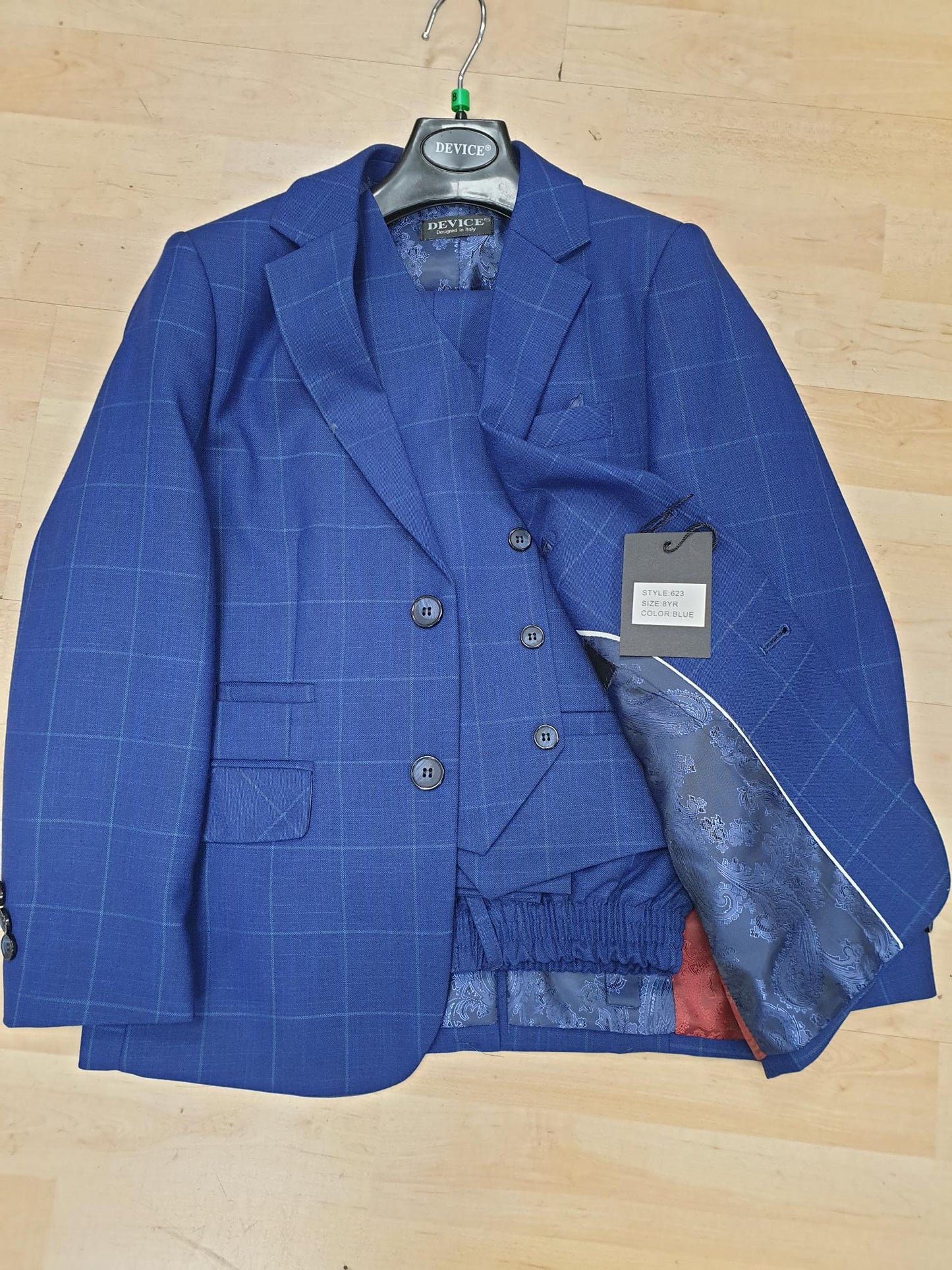 Rover Blue Boys 3 Piece Suit