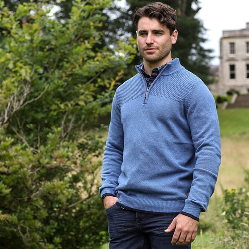 Alec Half Zip Denim