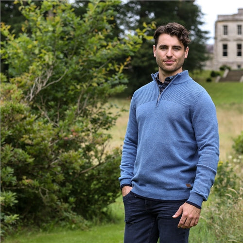 Alec Half Zip Denim