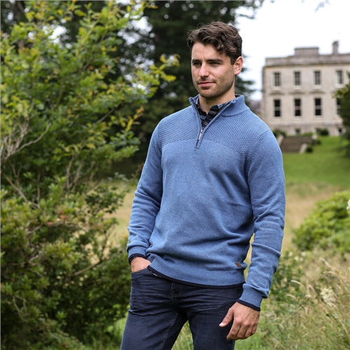 Alec Half Zip Denim