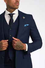 Load image into Gallery viewer, Archie Blue 3 Piece Suit
