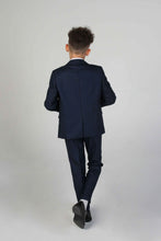 Load image into Gallery viewer, Boy&#39;s Arther Navy 3 Piece Suit
