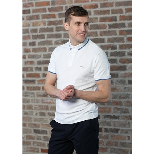 Aston Polo White - MJ's Menswear Derry