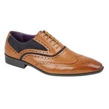 Load image into Gallery viewer, Belmond Tan/Navy Shoe
