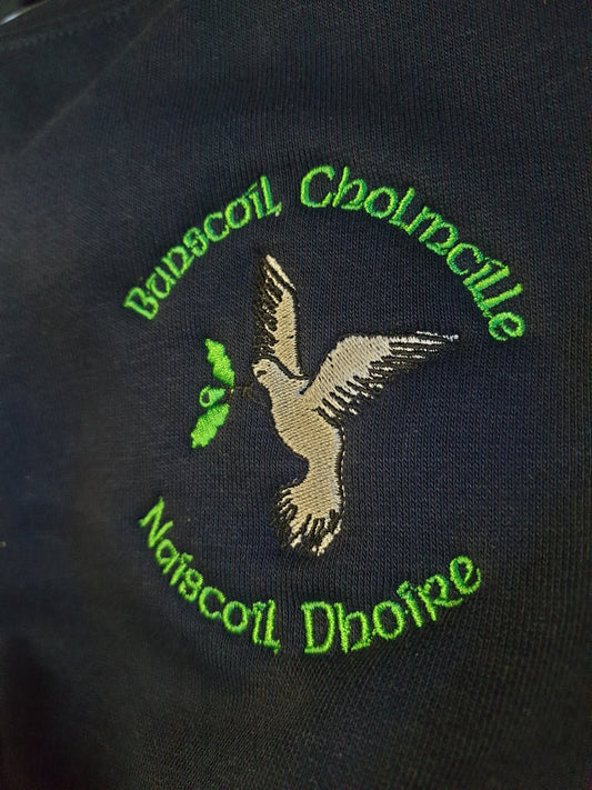 Bunscoil Cholmcille navy sweatshirt - MJ's Menswear Derry