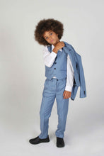 Load image into Gallery viewer, Boy&#39;s Charles Blue 3 Piece Suit
